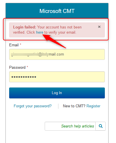 Login Errors