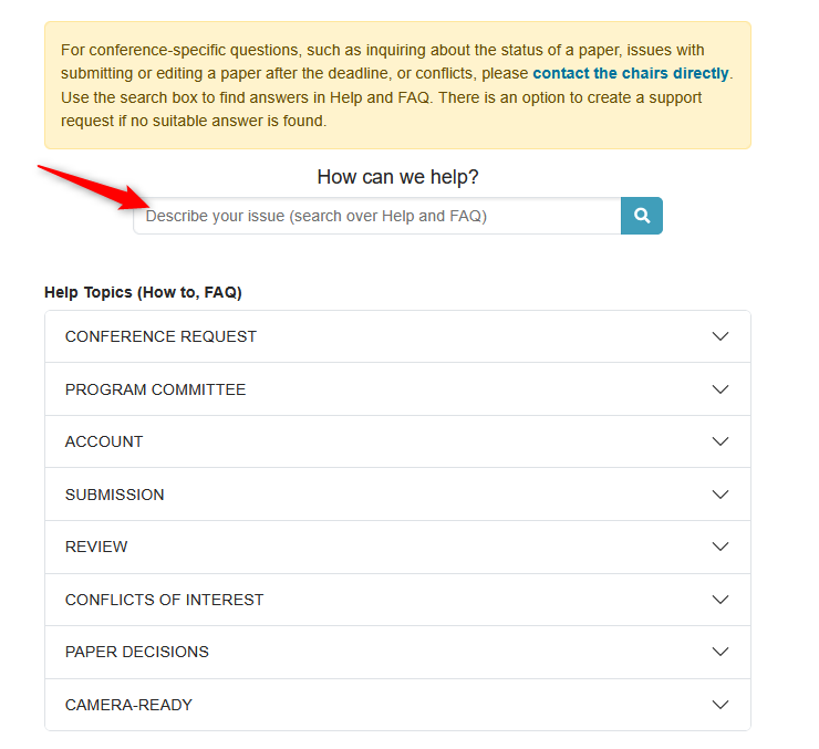 Create Support Ticket